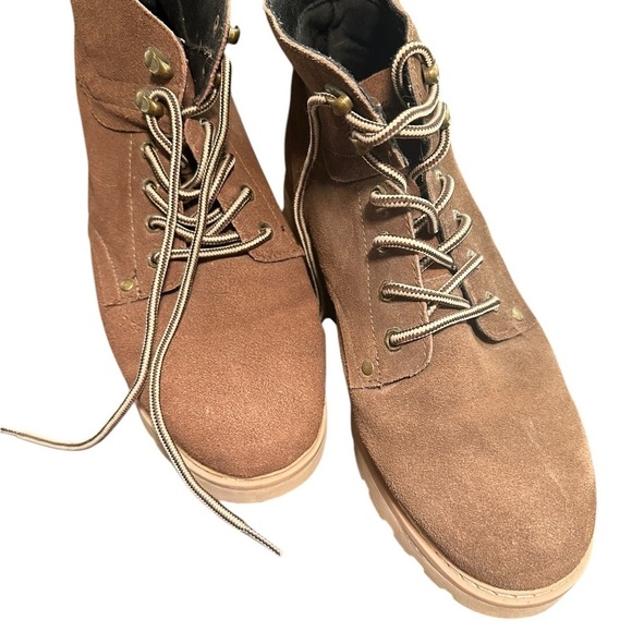 Brown Suede Ankle Boots Propet Work Boots Stylish 8x (2E) fits an 8 wide foot - Picture 2 of 8
